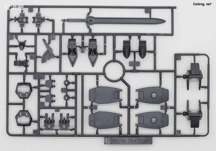 高达铁血的奥尔芬斯 HG 1/144 网络限定版 格雷兹 骑士型 卡尔塔队机 - 图片